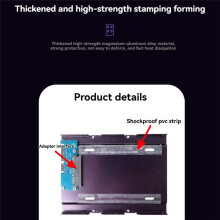 JEYI 2.5In to 3.5In SSD HDD Hard Drive Adapter Bay Holder Mounting Bracket Caddy Tray for 7/9.5/12.5mm 2.5Inch HDD/SSD K109