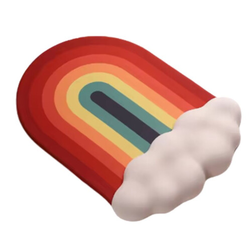 Rainbow Mouse Pad Keyboard Wrist Rest Memory Foam Silicone Ergonomic-Mouse Pad Laptop Wrist Rest 2