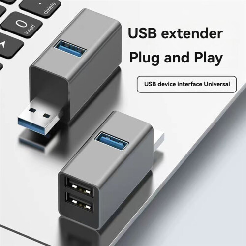 USB Hub Plug  Data Hub Anti-Interference 3  USB3.0 Expander Sturdy 3-in-1 USB 3.0 Hub Adapter Laptop Accessory 1