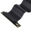 L-Z3 GPU Vertical Mounting Bracket Kit, PCIe 4.0 X16 Riser Cable 200mm,  Card Steering Mounting Bracket Black 2