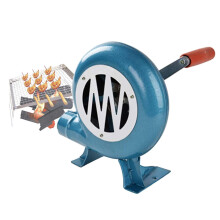 Hand Crank Forge Blower with Instant Airflow Control, Durable Charcoal Chimney Starter Fan for Camping