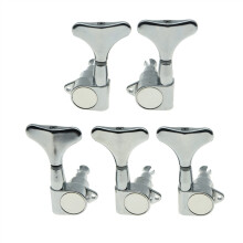 5 String Bass Guitar Tuners 2 Left 3 Right Durable Sealed Design for Smooth Accurate Tuning and Easy Installation