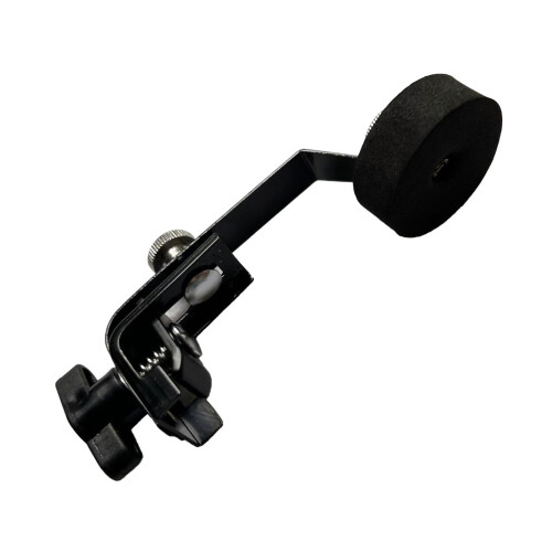 Snare Drum Mute Pad with Clamp, Adjustable Tone Control Damper for Overtone Noise Reduction, Black 1