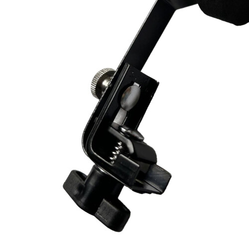 Snare Drum Mute Pad with Clamp, Adjustable Tone Control Damper for Overtone Noise Reduction, Black 2