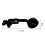 Snare Drum Mute Pad with Clamp, Adjustable Tone Control Damper for Overtone Noise Reduction, Black 4