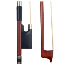 4/4 Brazilwood Violin Bow for Beginners, Durable Natural Horsehair with Warm Clear Tone and Balanced Control