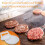 Burger Press Stuffed Burger Maker for Grilling BBQ, EasyClean Patty Mould with Uniform Shape 4