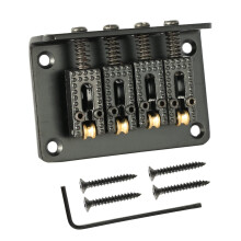 4 String Electric Guitar Bridge Hardtail Style with Stable Tuning and Individual Intonation Adjustment