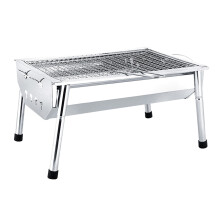 Portable Charcoal Grill 15.7'x11'x4.3' Foldable Stainless Steel BBQ for Camping Picnic and Outdoor Cooking