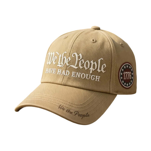 Soft Comfortable Cotton Baseball Hat Classical Design For-Khaki