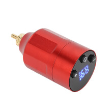 Tattoo Wireless Power Supply 1300mAh 31x67mm Red