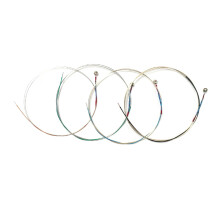 Violin Strings Set Full Set Nickel Wound Nylon Core Ball End Clear Balanced Tone for Beginners
