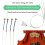 Violin Strings Set Full Set Nickel Wound Nylon Core Ball End Clear Balanced Tone for Beginners 2