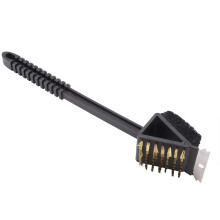 GORGEOU BBQ Grill Cleaning Brush Long Handle Stainless Steel for Gas and Charcoal Grills