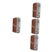 4 Pcs Wood Color Mechanical Metronome Set for Piano Violin Guitar – Accurate Tempo Control Battery