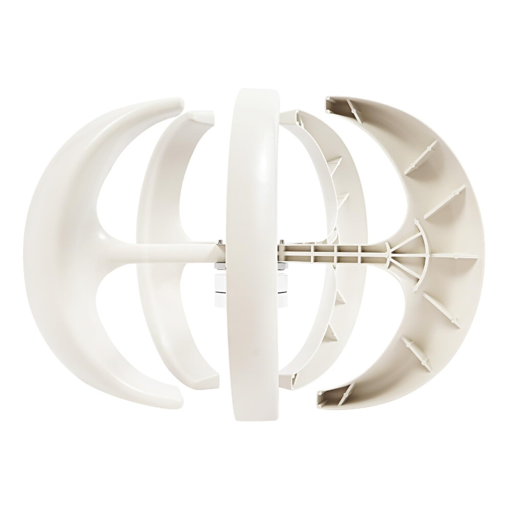 12V 600W Vertical Axis Wind Turbine Generator Kit, 5 Blade Efficiency Home Battery Charging System 9330225159971