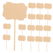 20Pcs Wooden Plant Labels Rustic Garden Markers Blank Tags for Herbs and Vegetables