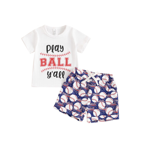 (3-6 Months, White) Sommeroutfit für Kleinkinder: mit Buchstaben.