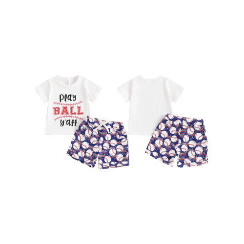 (3-6 Months, White) Sommeroutfit für Kleinkinder: mit Buchstaben. 1