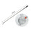 Egg Picker Tool Stainless Steel Long Handle Nut Gathering Tool with Ergonomic Grip for Farm Use (1pcs) 2