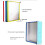 Wall Mounted Display Folder with 10 DoubleSided A4 Pockets, ColorCoded Document Holder for Quick Access 2