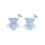 (12-18 Months, Blue) Completo estivo per per capelli. 12