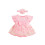 (12-18 Months, Pink) Completo estivo per per capelli. 11