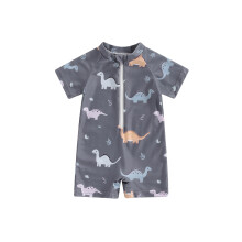 (0-6 Months, Dark Gray) Traje de baño protección erupciones.