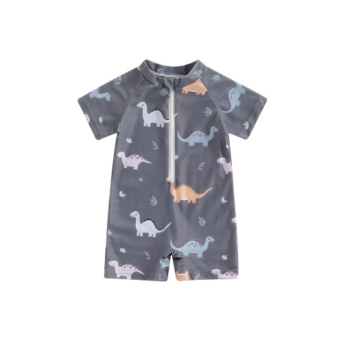 (0-6 Months, Dark Gray) Ολόσωμο μαγιό με και νήπια