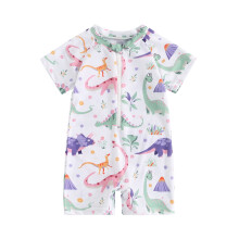 (18-24 Months, White) Traje de baño protección erupciones.
