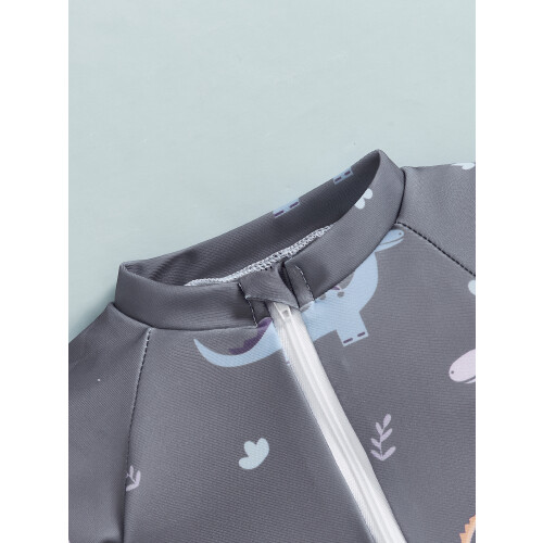 (0-6 Months, Dark Gray) Ολόσωμο μαγιό με και νήπια 1