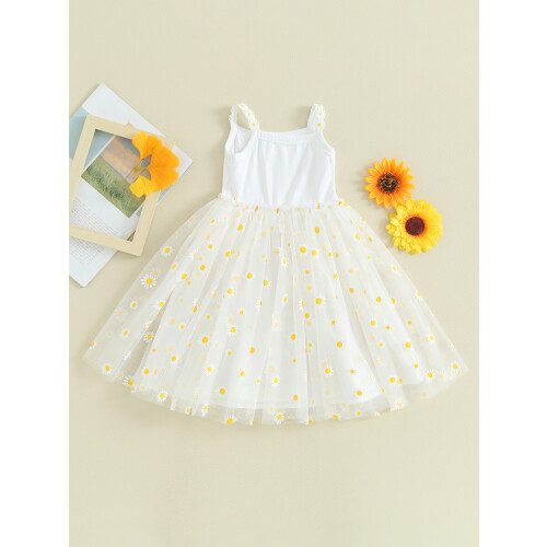 (2-3 Years, White) Vestido de verão Roupa fofa! 2