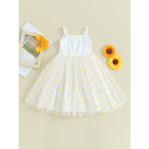 (9-12 Months, White) Robe d'été bébé Vêtements mignons. 1