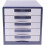 Under Desk File Cabinet with Lockable Storage, Painted Butterfly Design, Compact Mobile Office Drawer 1