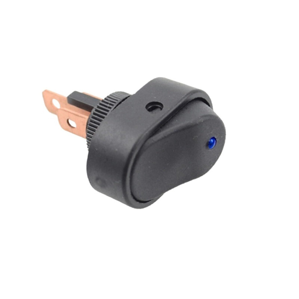 Led Rocker Switch 12V 30A Car Toggle On Off With Illuminated Indicator Blue/Light 9330225160328