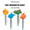 Floating Pool Thermometer Dolphin Design Shatter Resistant with String for Swimming Pools and Spas 5