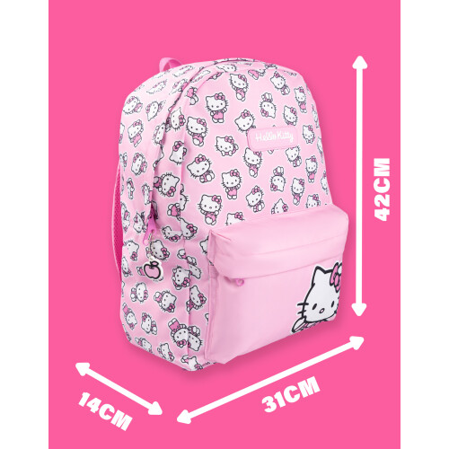 Hello Kitty Hello Kitty Backpack (Girls Pink) 2