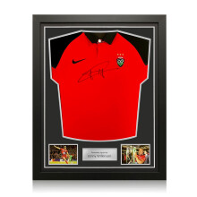 Jonny Wilkinson Signed Toulon Rugby Shirt. Standard Frame