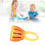 W215 Handled Cage Bell - Orange and Yellow 3