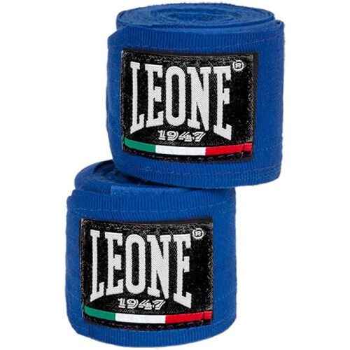 Boxbandagen - LEONE 1947 - AB705 - Blau - 2,5 m - Baumwolle/Nylon