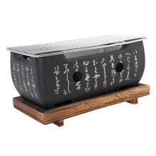 Japanese BBQ Grill M Size Charcoal Barbecue Stove Quick Heating Durable Aluminium Alloy for Camping