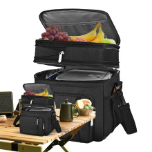 Picnic Cooler Bag, Insulated LeakProof Waterproof Design with Adjustable Strap for Beach and Camping