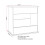 Seconique Stratford Sofa End Table - White 9