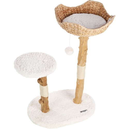 Árvore de gato design com corda e cesto