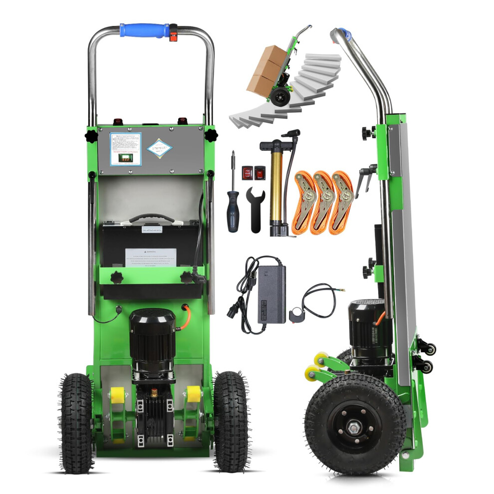 Electric Stair Climbing Dolly With 1250W Motor, 900Lbs Capacity Hand Truck For Furniture Moving And Logistics 9073542838869