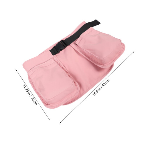 Pink Waist Tool Pouch with MultiPocket Organization, Adjustable Strap and Zippered Compartments for Work 1