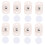 8pcs Self Adhesive Caster Wheels for Storage Boxes, Smooth Rolling Stick On Casters for Home Use 1