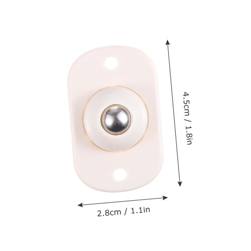 8pcs Self Adhesive Caster Wheels for Storage Boxes, Smooth Rolling Stick On Casters for Home Use 1