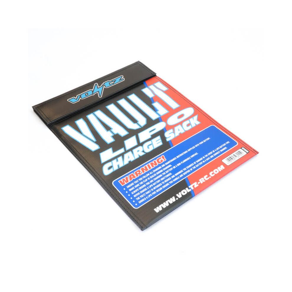 Voltz Charge Vault Lipo Sack/Bag Large 23Cm X 30Cm 5055323931550