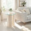 Seconique Modena Side Table - Clear Glass Effect 1